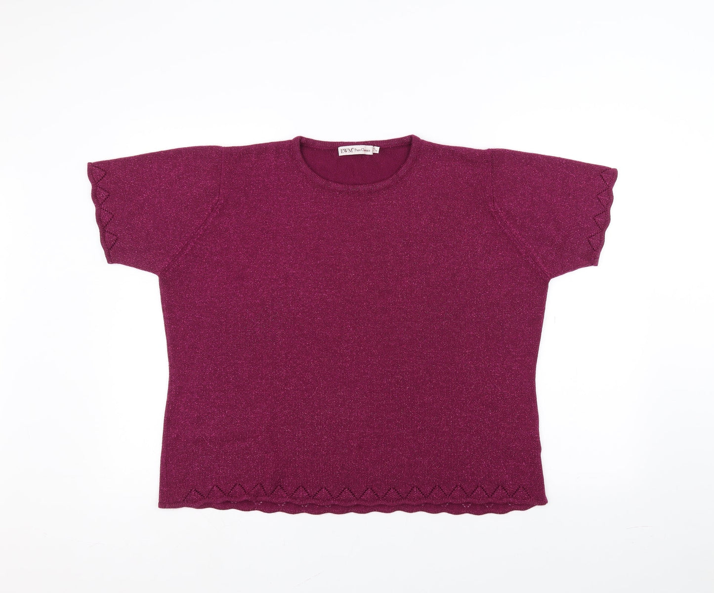 EWM Womens Pink   Basic T-Shirt Size XL