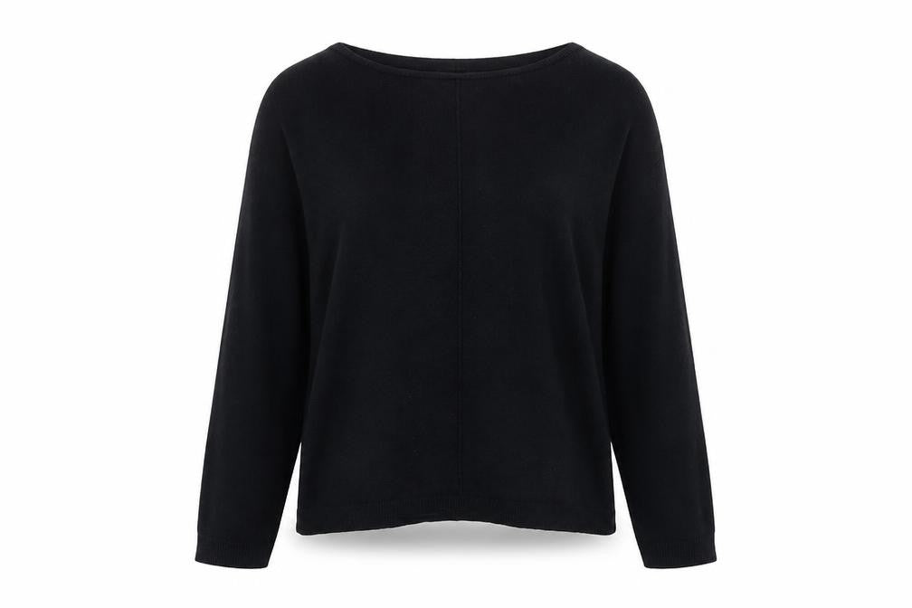 Front view of Atmosphere women’s black jumper, size UK 10