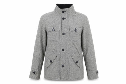 Tom Wolfe Womens Grey   Overcoat Jacket Size M