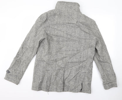 Tom Wolfe Womens Grey   Overcoat Jacket Size M