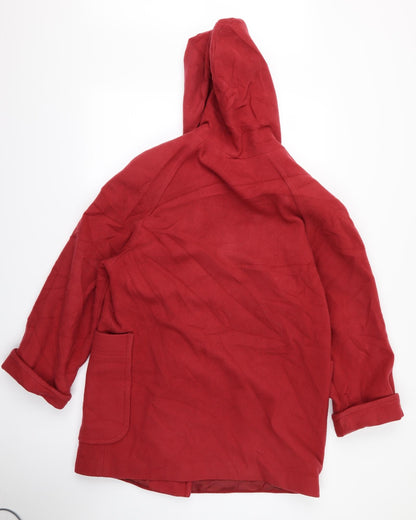 Womens UK Size L NuAge Red Overcoat