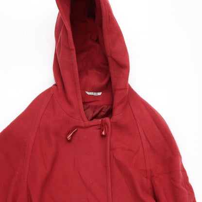 Womens UK Size L NuAge Red Overcoat