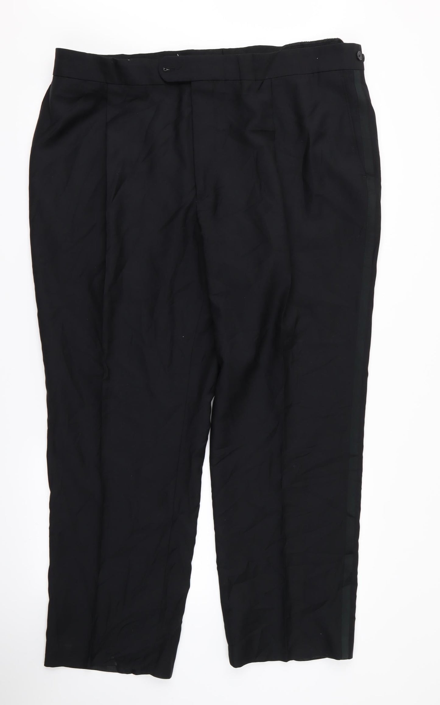 Preworn Mens Black   Trousers  Size 42 L27 in