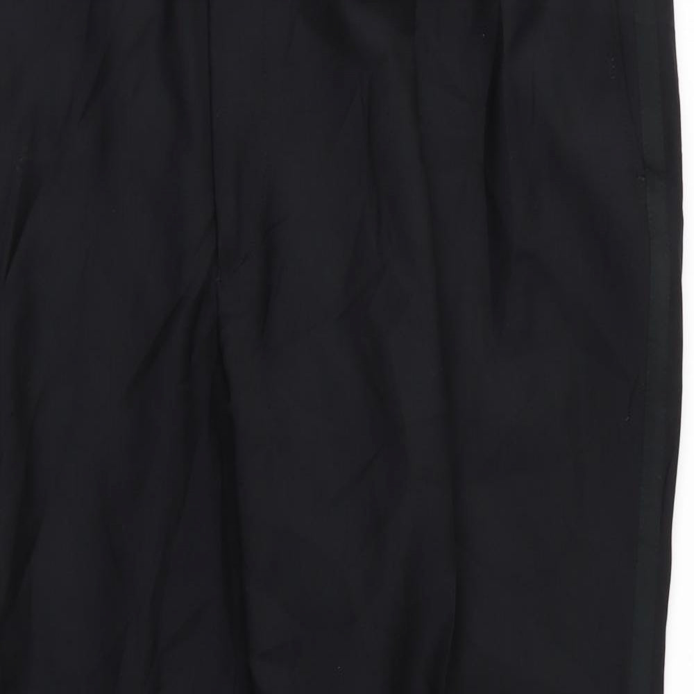 Preworn Mens Black   Trousers  Size 42 L27 in