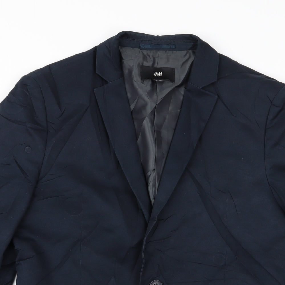 Mens UK Size M H&M Blue Jacket