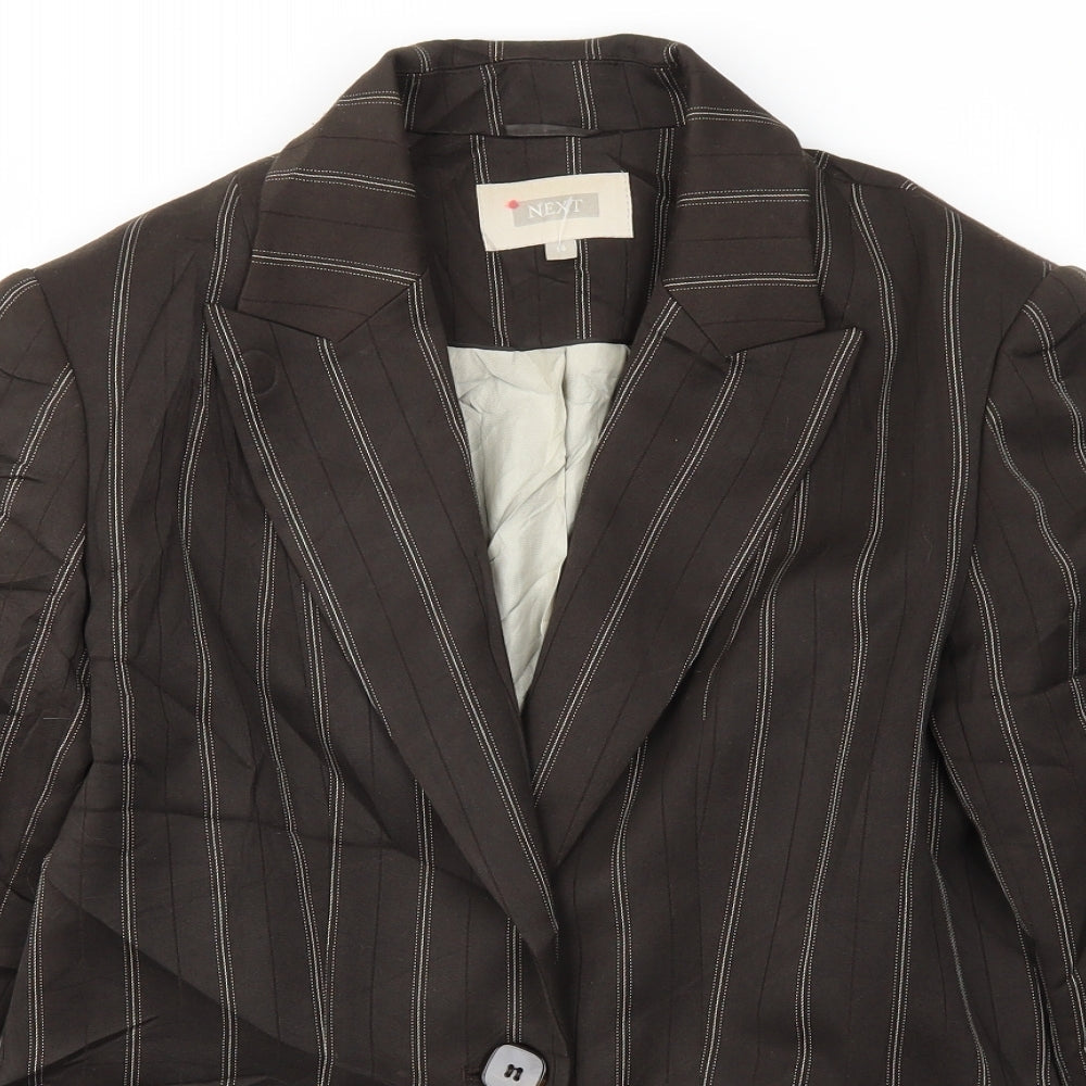 Womens UK Size 14 NEXT Brown Jacket