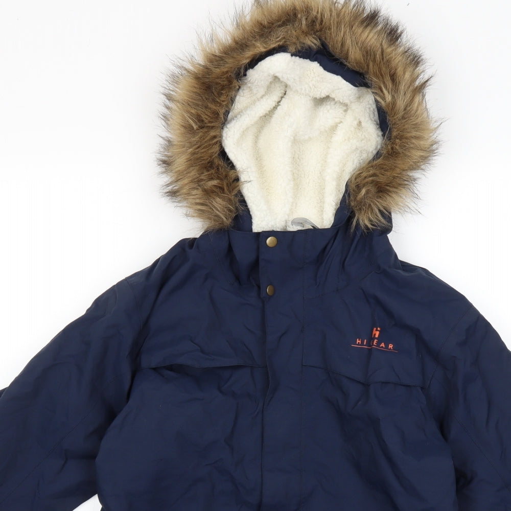 Womens UK Size XS hi gear Blue Parka Coat