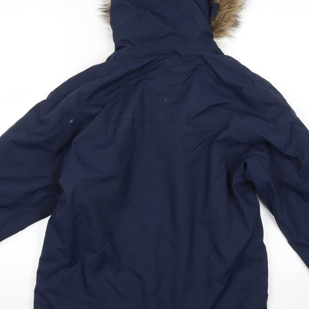Womens UK Size XS hi gear Blue Parka Coat
