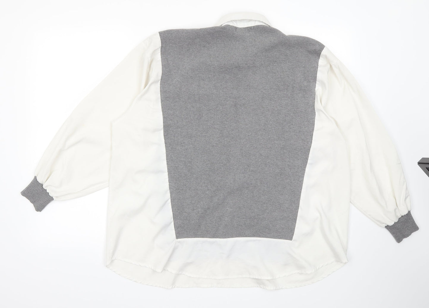 Preworn Mens Grey  Rayon Pullover Jumper Size M