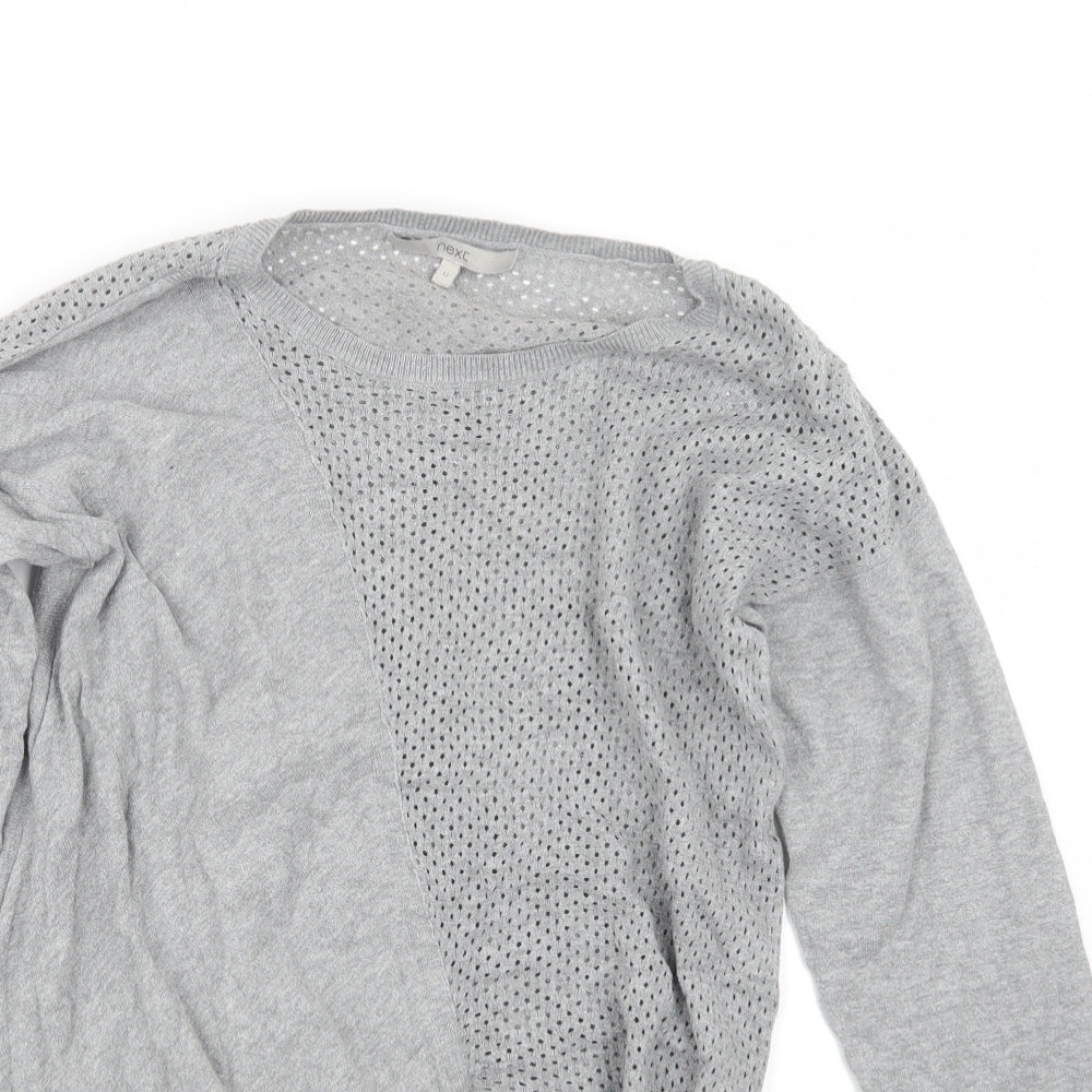 Womens UK Size 12 NEXT Grey Pullover Jumper