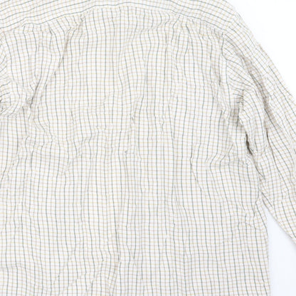 Mens UK Size L Jolliman Green  Button-Up Long Sleeve Casual Shirt