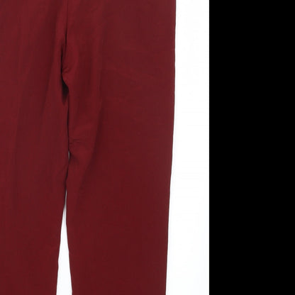 Womens UK Size 25 in Monki Regular Fit  Red Trousers