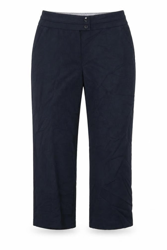 Womens UK Size 12 David Emanuel Regular Fit  Blue Trousers