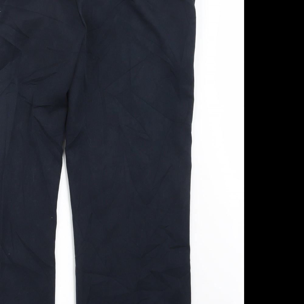 David Emanuel Womens Blue   Trousers  Size 12 L25.5 in