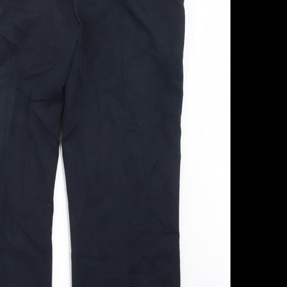 David Emanuel Womens Blue   Trousers  Size 12 L25.5 in