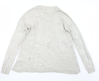 Back view of Atmosphere women’s beige knit jumper, size UK 12