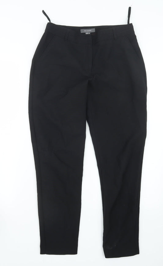 Primark Womens Black   Trousers  Size 8 L27 in