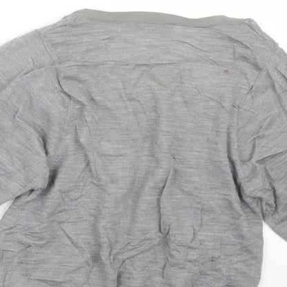 BALLSEY Womens Grey  Knit Cardigan Jumper Size 10