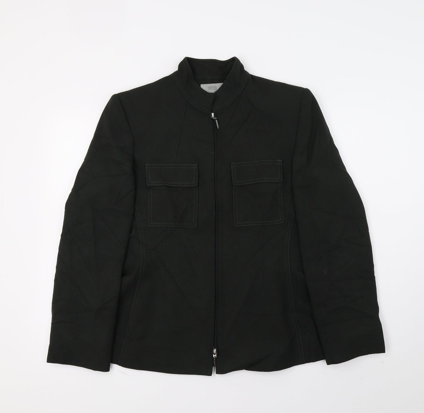 Womens UK Size 14 Marks and Spencer Green Jacket