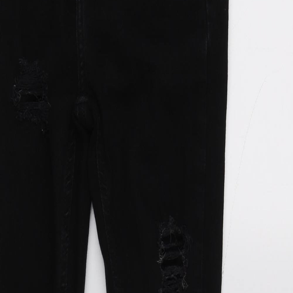 Denim & Co. Womens Black  Denim Skinny Jeans Size 6 L27 in