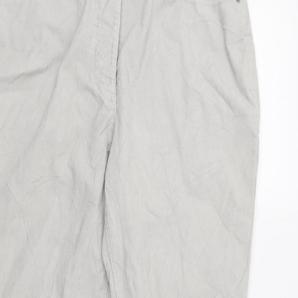 M&S Womens Grey  Denim Straight Jeans Size 10 L26 in