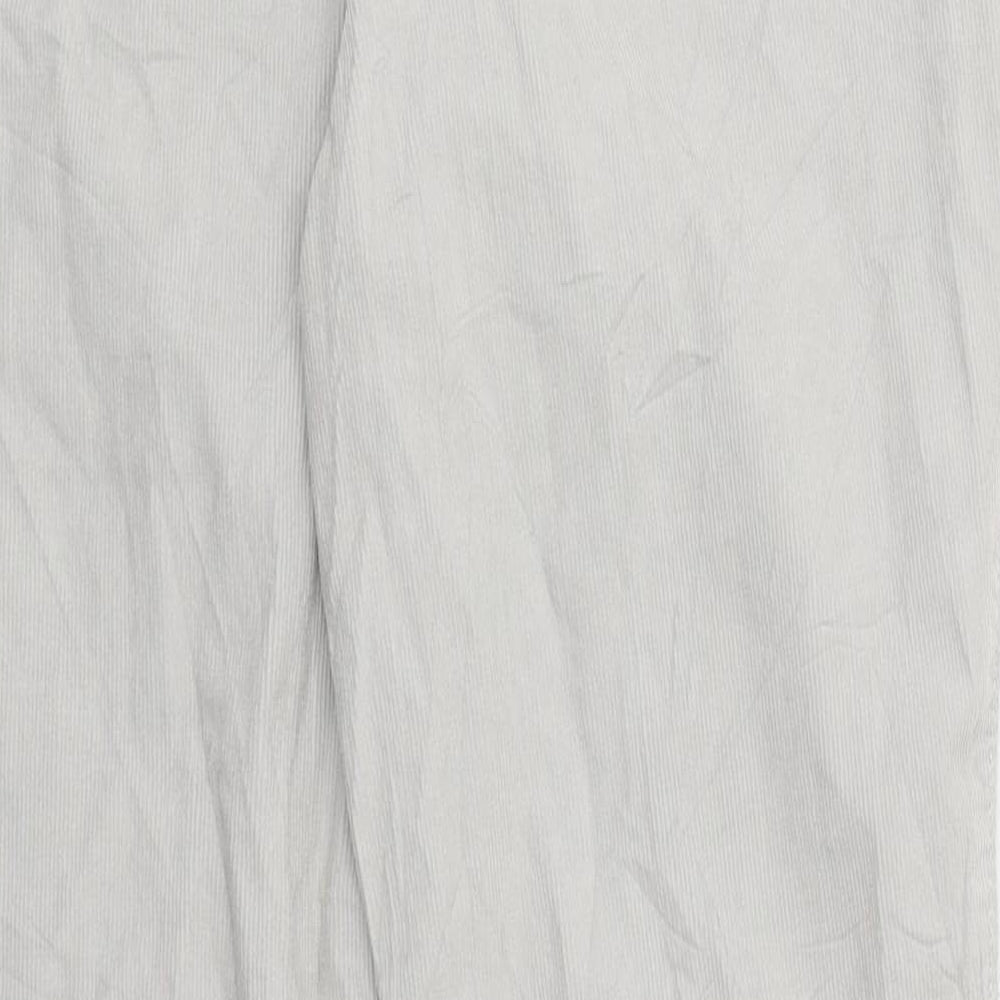 M&S Womens Grey  Denim Straight Jeans Size 10 L26 in