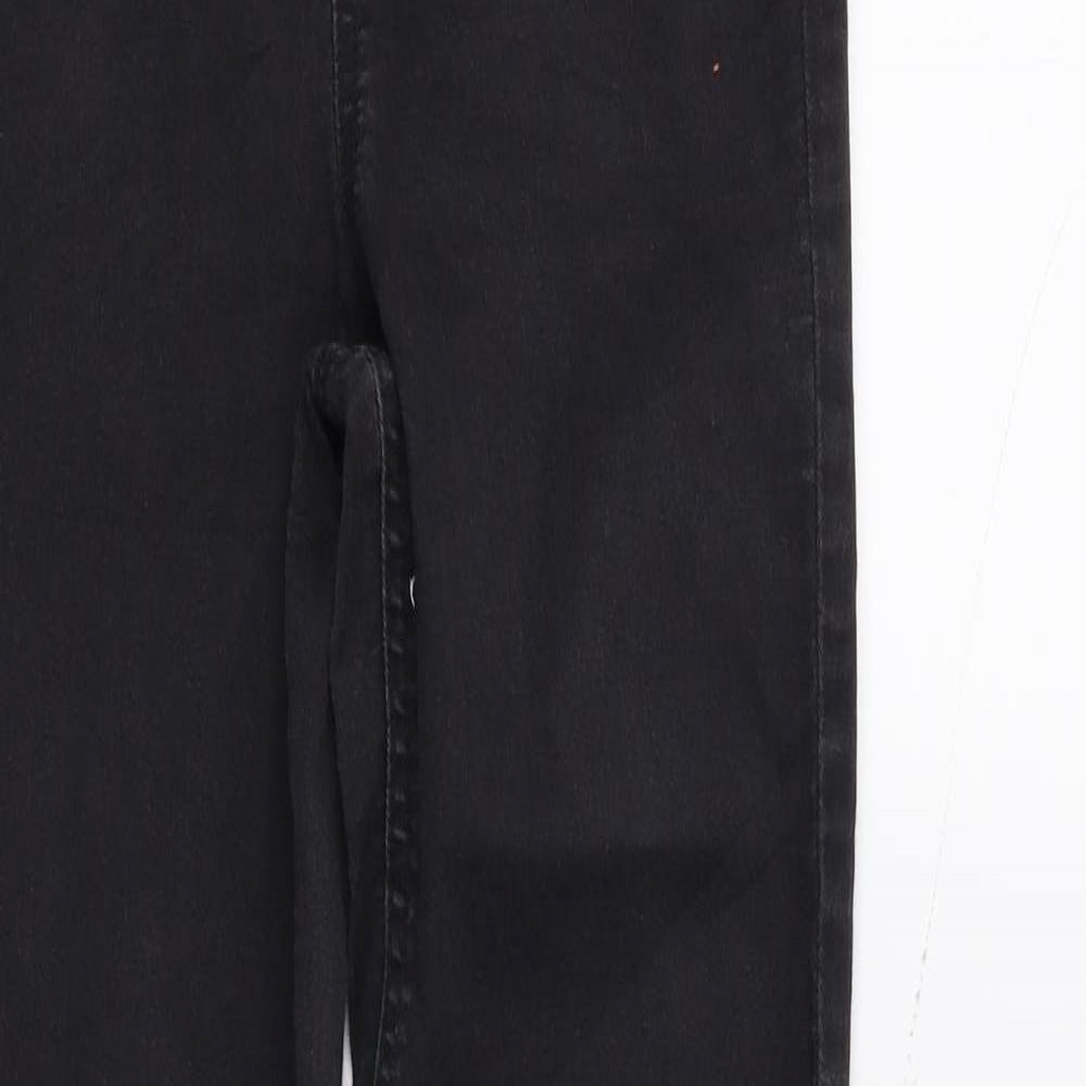 F&F Womens Black  Denim Skinny Jeans Size 6 L27 in