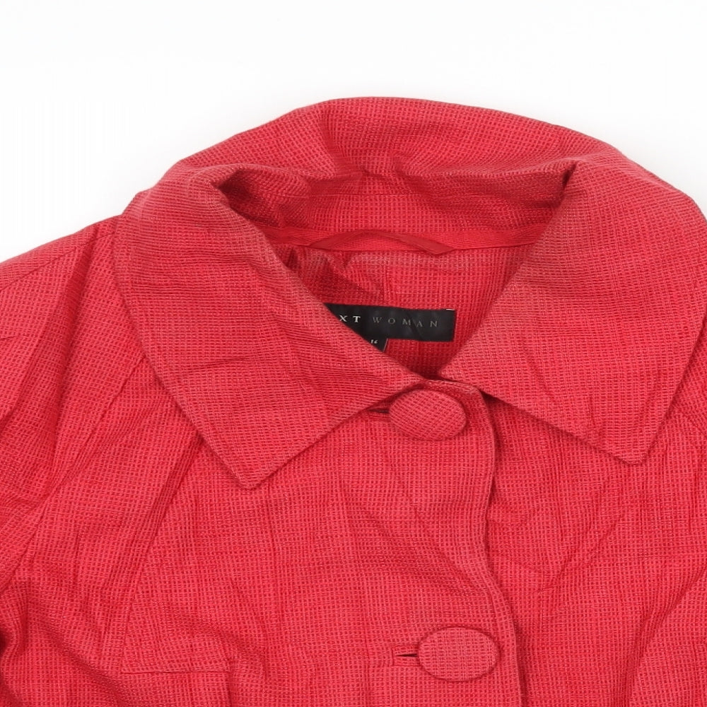 Womens UK Size 16 NEXT Red Jacket