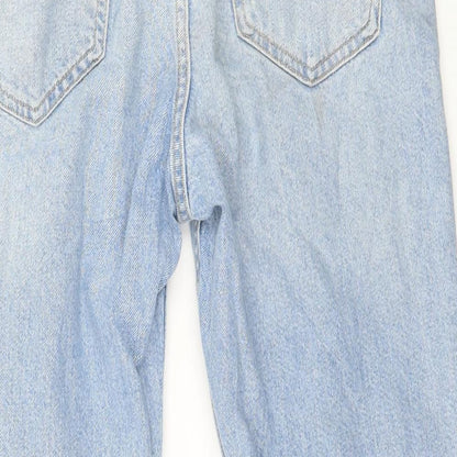 Denim & Co. Womens Blue  Denim Straight Jeans Size 25 in L25 in