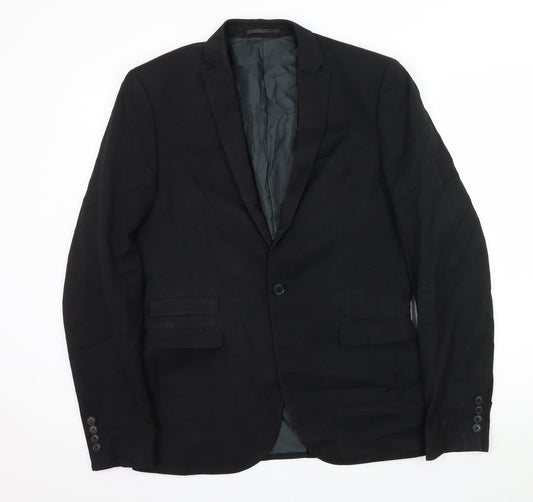 Mens UK Size L NEXT Regular Black Suit Jacket