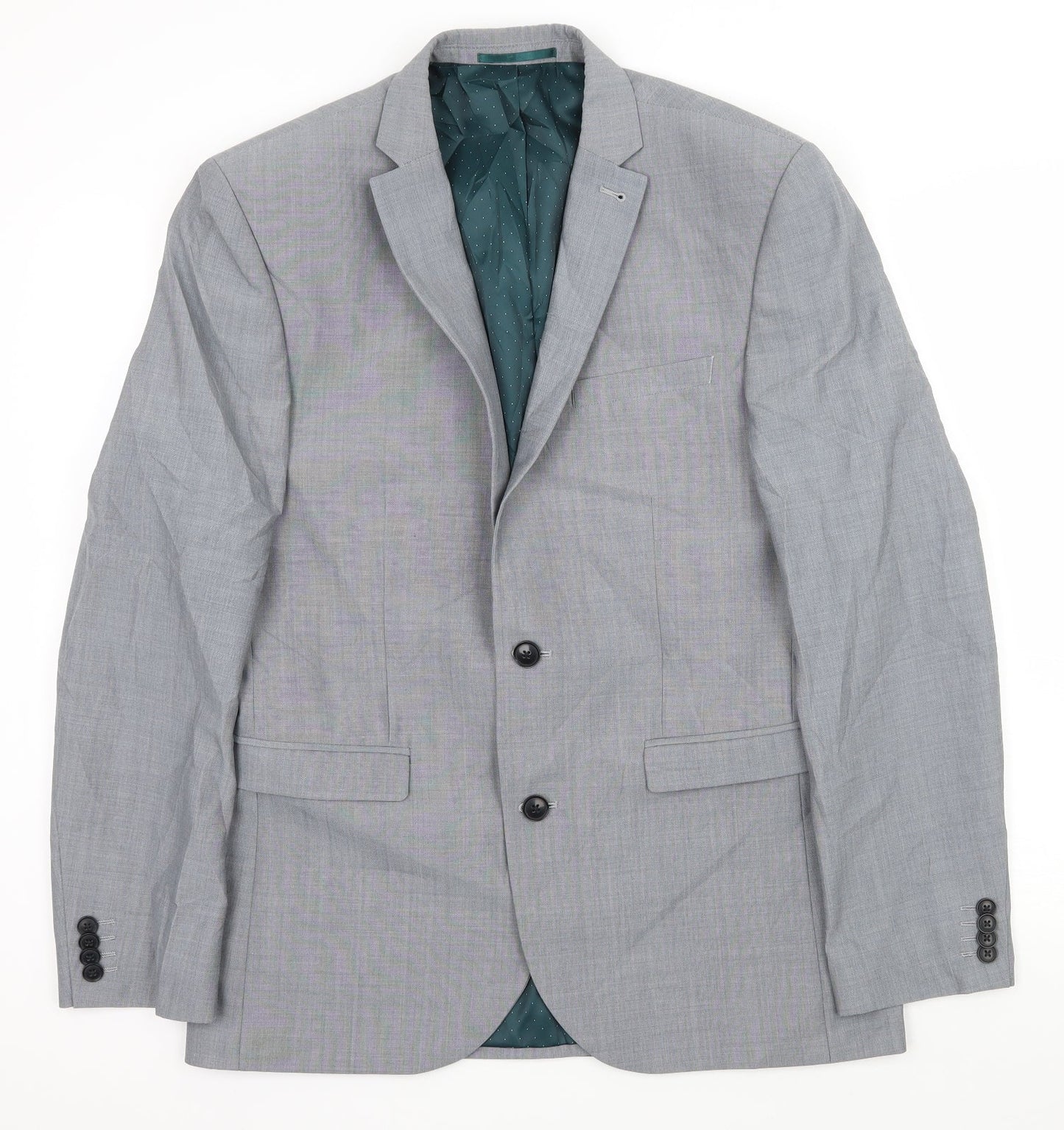 Mens UK Size L NEXT Regular Grey Suit Jacket
