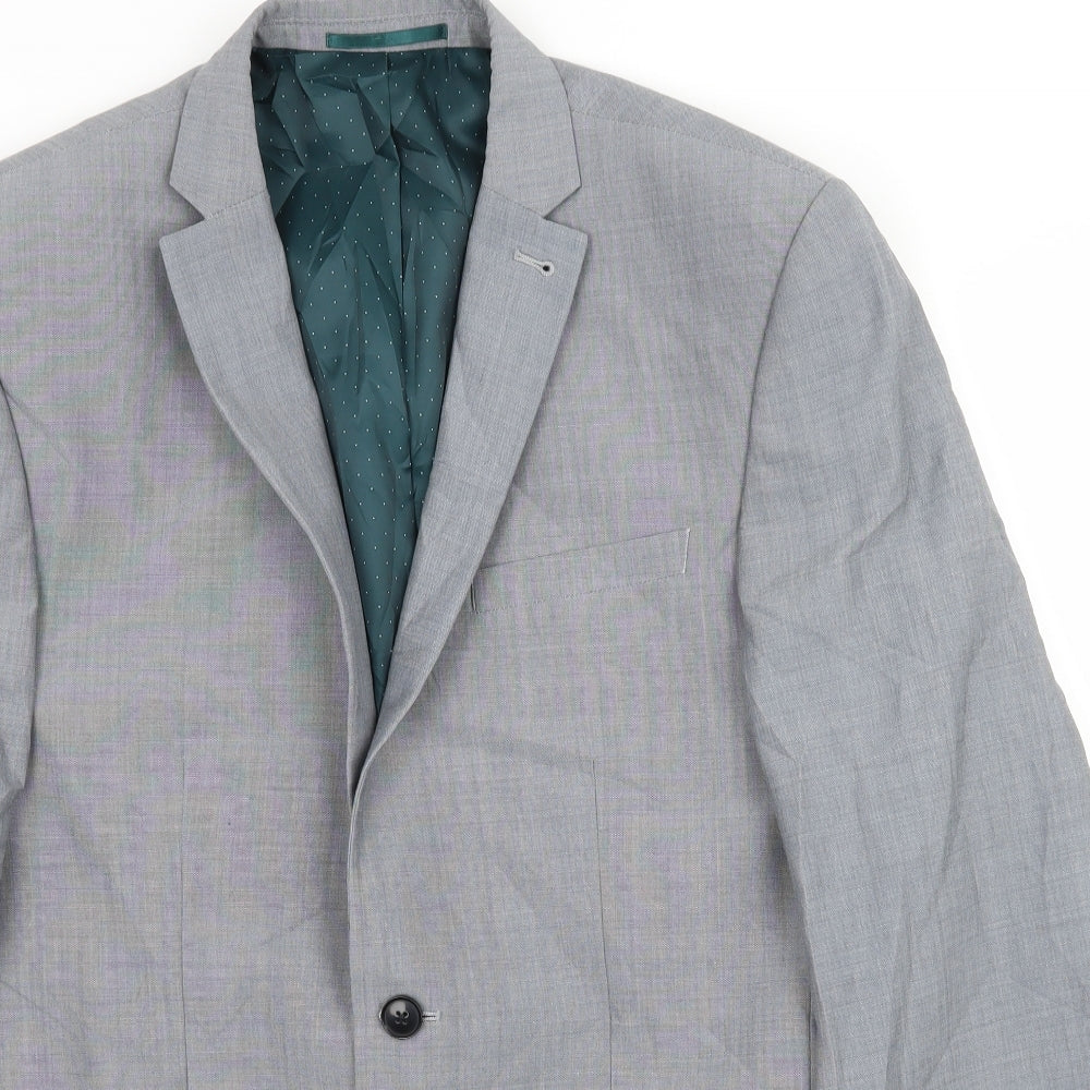 Mens UK Size L NEXT Regular Grey Suit Jacket