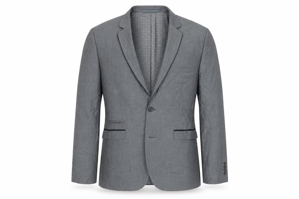 Mens UK Size L Burton Regular Grey Suit Jacket