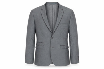 Mens UK Size L Burton Regular Grey Suit Jacket