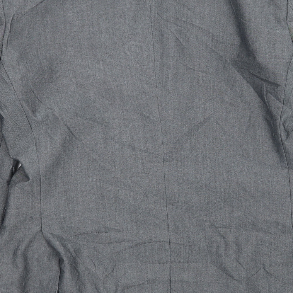 Mens UK Size L Burton Regular Grey Suit Jacket
