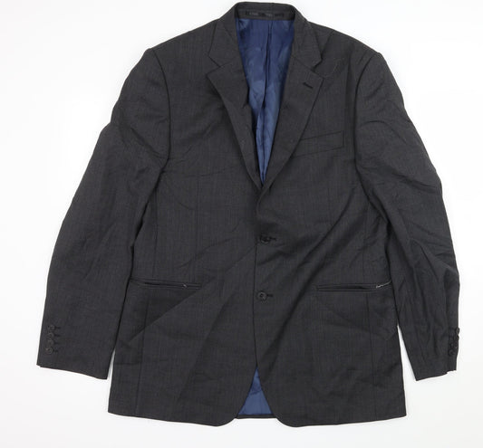 Mens UK Size L John Lewis Regular Grey Suit Jacket