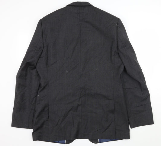 Mens UK Size L John Lewis Regular Grey Suit Jacket