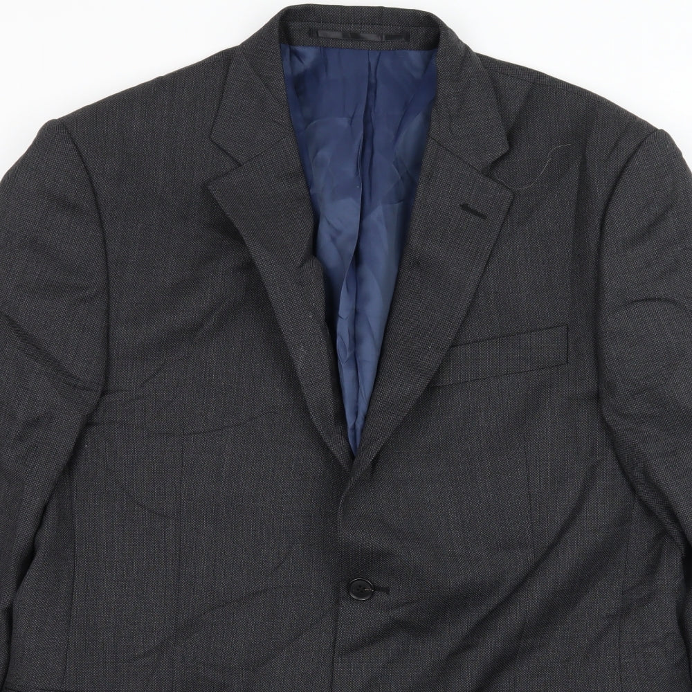 Mens UK Size L John Lewis Regular Grey Suit Jacket