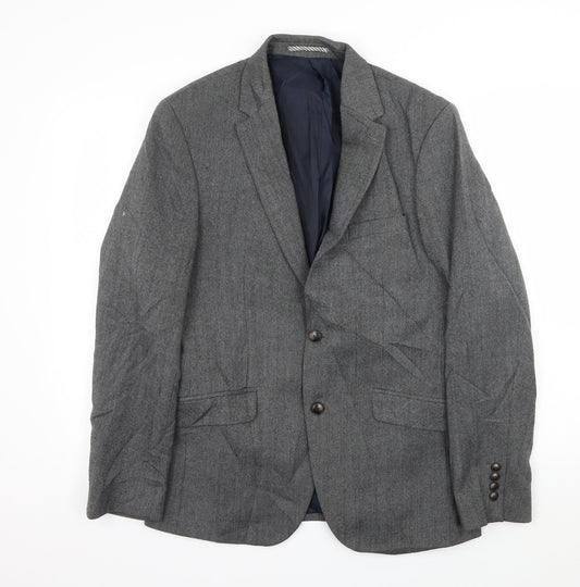 Mens UK Size M Marks and Spencer Regular Grey Suit Jacket