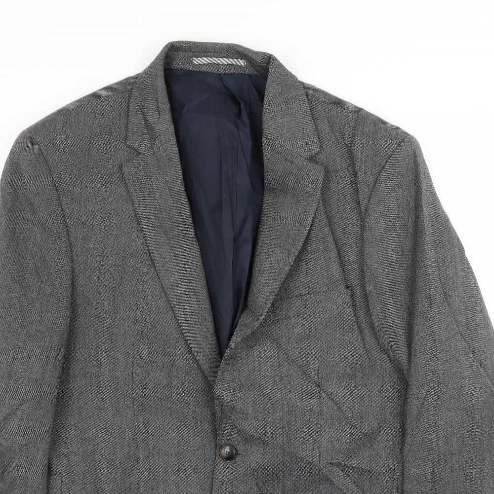 Mens UK Size M Marks and Spencer Regular Grey Suit Jacket