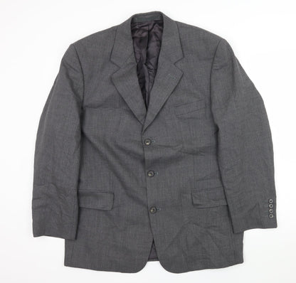 Mens UK Size L Odermark Regular Grey Suit Jacket