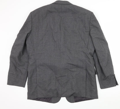 Mens UK Size L Odermark Regular Grey Suit Jacket
