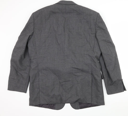 Mens UK Size L Odermark Regular Grey Suit Jacket