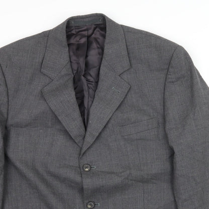 Mens UK Size L Odermark Regular Grey Suit Jacket
