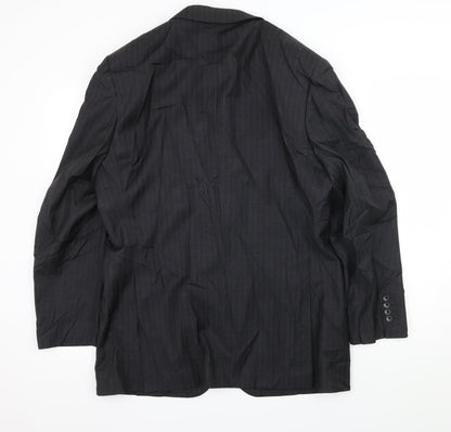 Mens UK Size L Greenwoods Regular Grey Suit Jacket