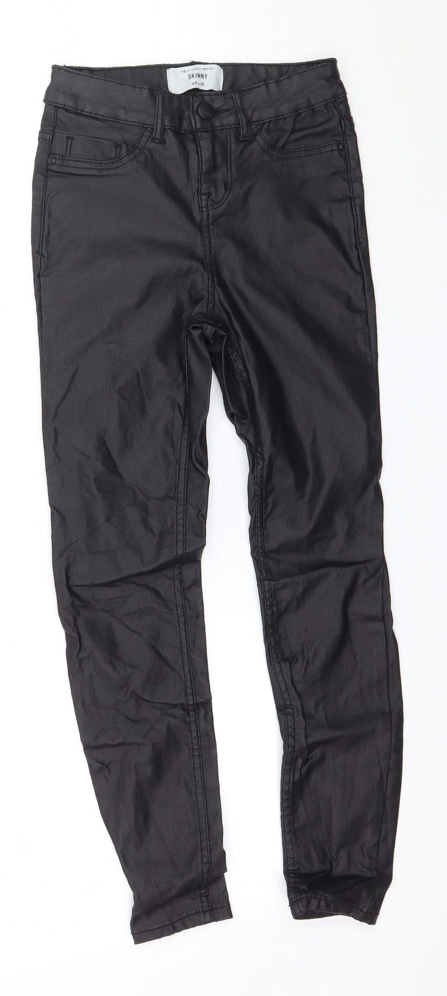 New Look Womens Black   Trousers  Size 8 L24 in
