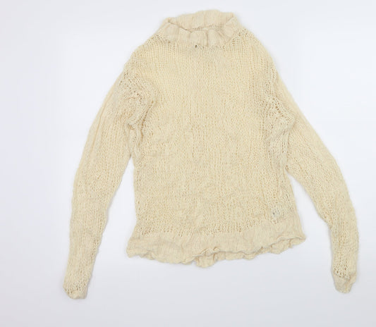 ASOS Womens Ivory  Knit Pullover Jumper Size 8