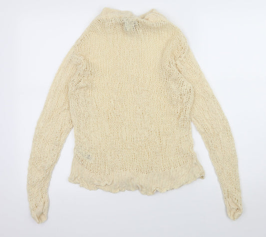 ASOS Womens Ivory  Knit Pullover Jumper Size 8