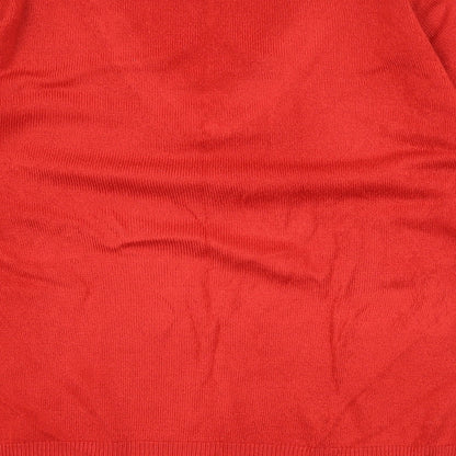 Womens UK Size S M&Co Red Pullover Jumper