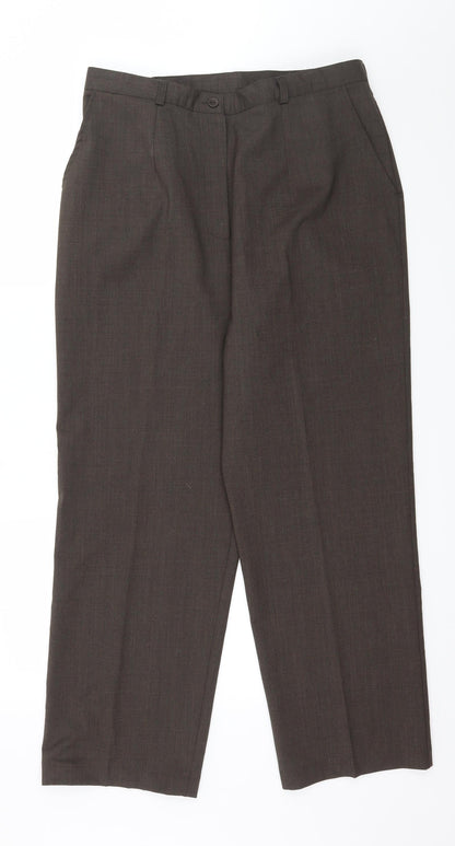Womens UK Size 16 Country Casuals Regular Fit  Brown Trousers